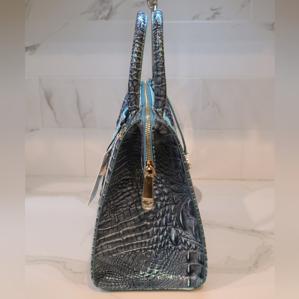 NWT Brahmin Small Caroline Spearmint Ombre Melbourne - Picture 6 of 14